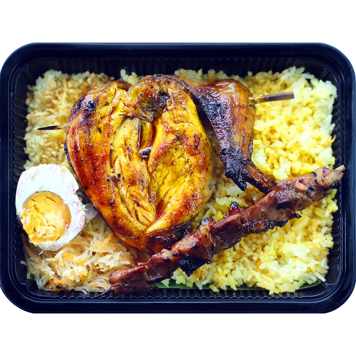 Inasal Pecho + Pork BBQ