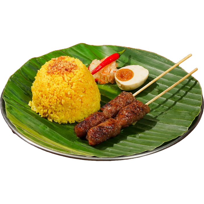 Pork BBQ on Stick with Rice