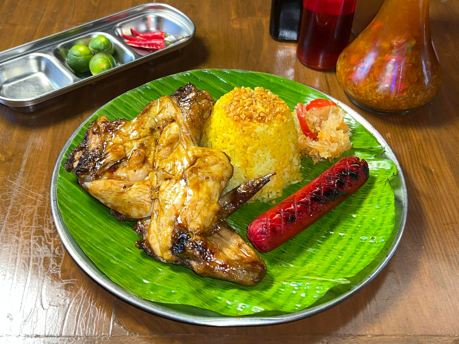 Inasal Pecho + Hotdog