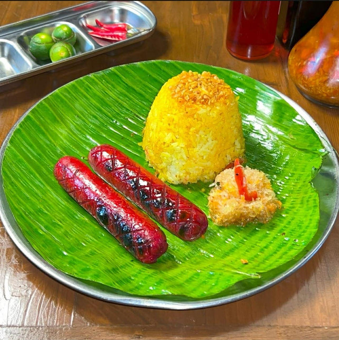 Tender na, Juicy pa Hotdog with Rice