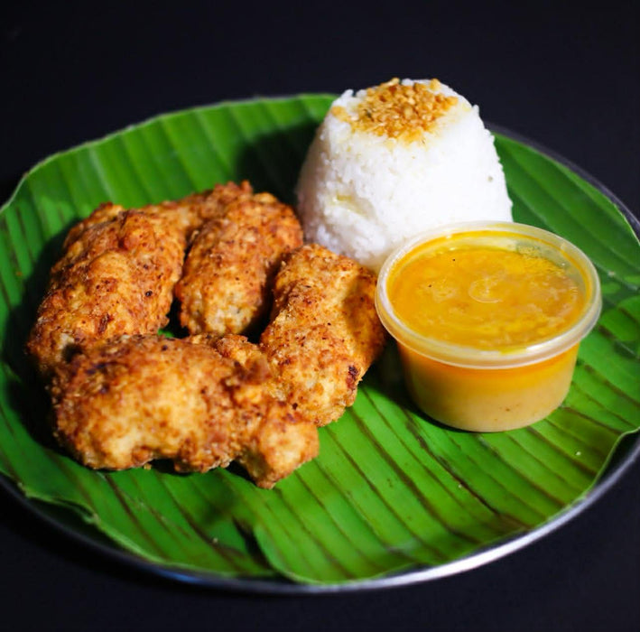 Kansi Wings with Rice
