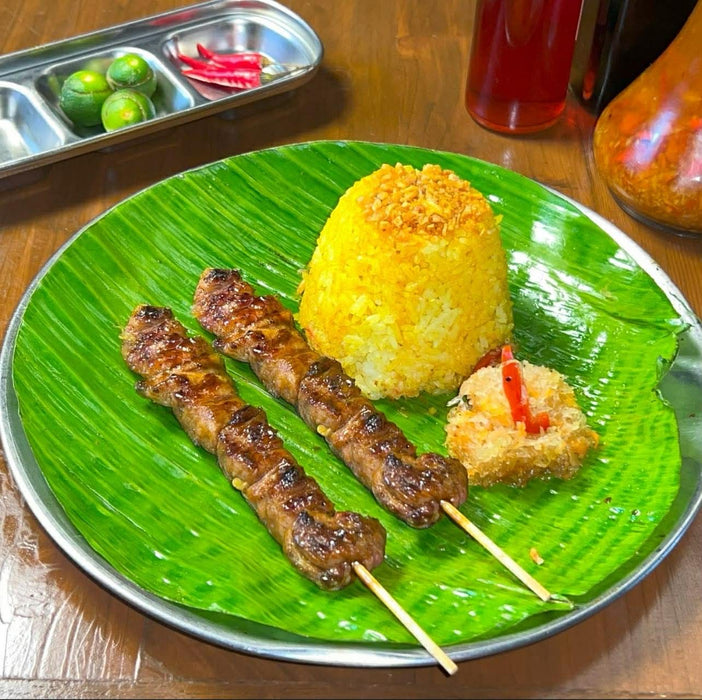 Pork BBQ on Stick with Rice